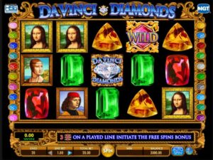 Da Vinci's Diamonds Slot by IGT  