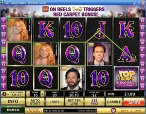 Top Trump Celebs Slot by Playtech  